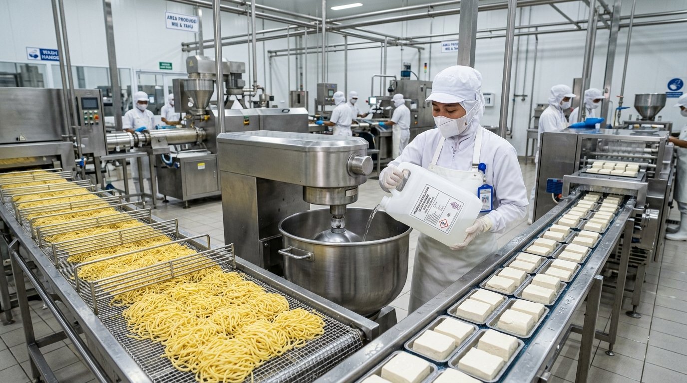 Aplikasi Nyata Pada Pabrik Tahu & Mie Nasional